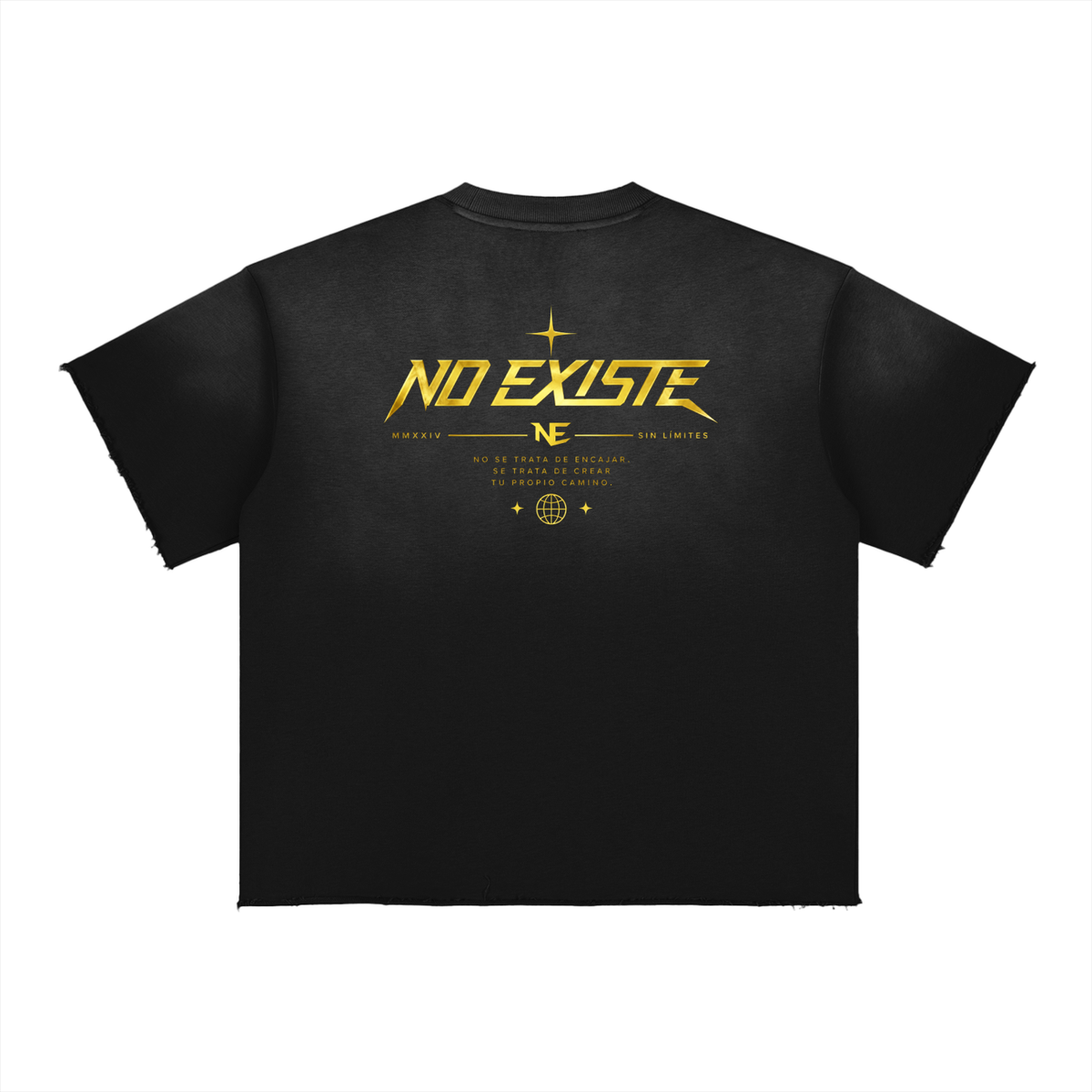 Sun Fade Raw Edge T-Shirt