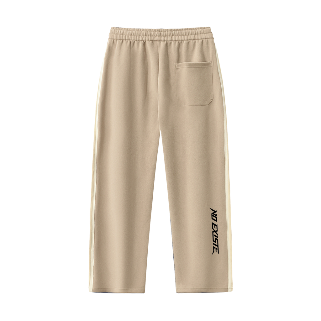 Contrast Side-Stripe Straight-Leg  Pants