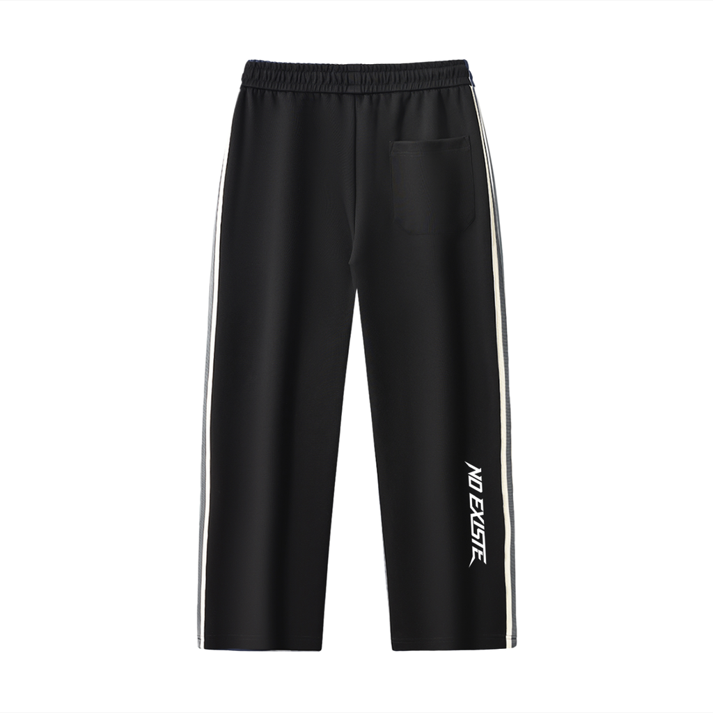 Contrast Side-Stripe Straight-Leg  Pants