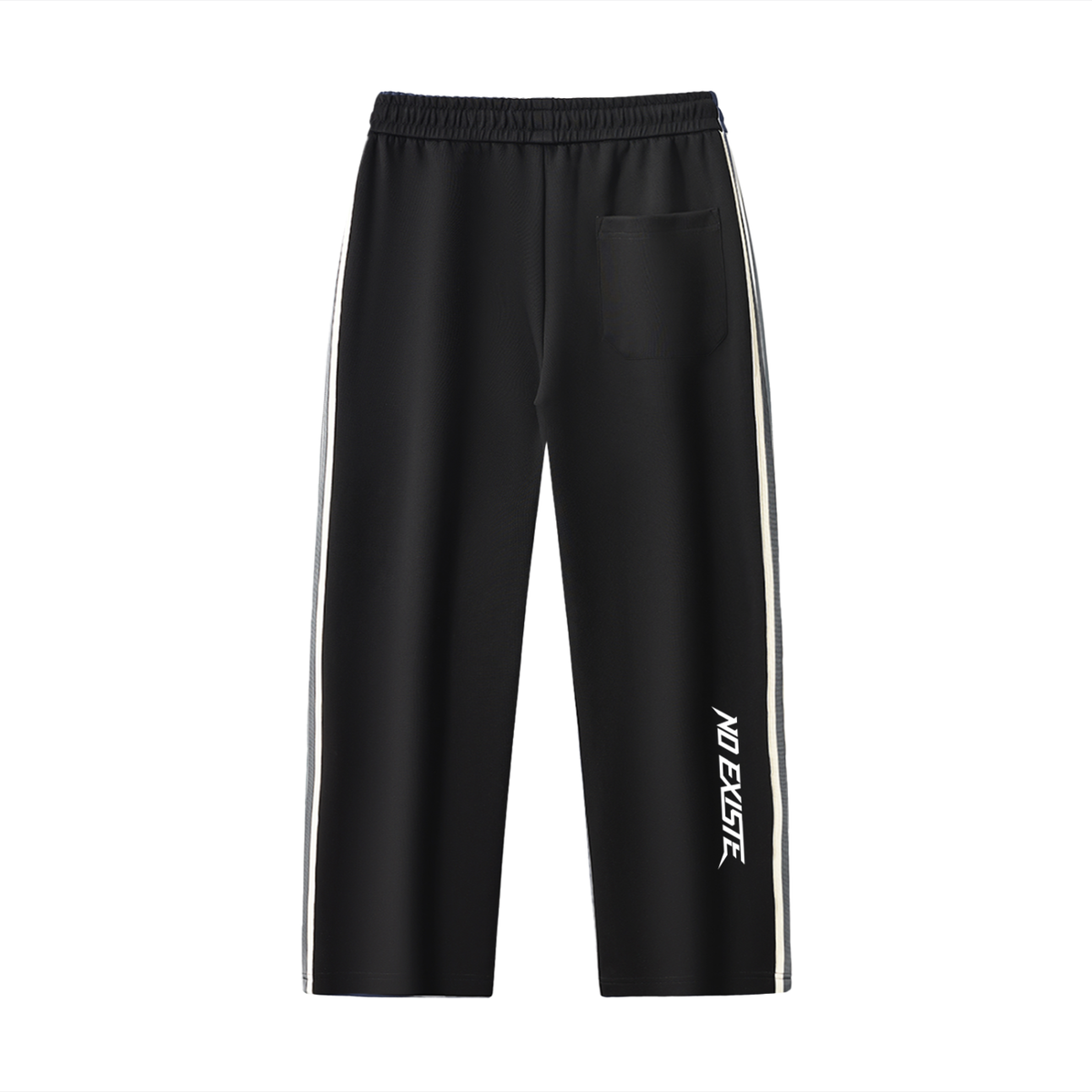 Contrast Side-Stripe Straight-Leg  Pants