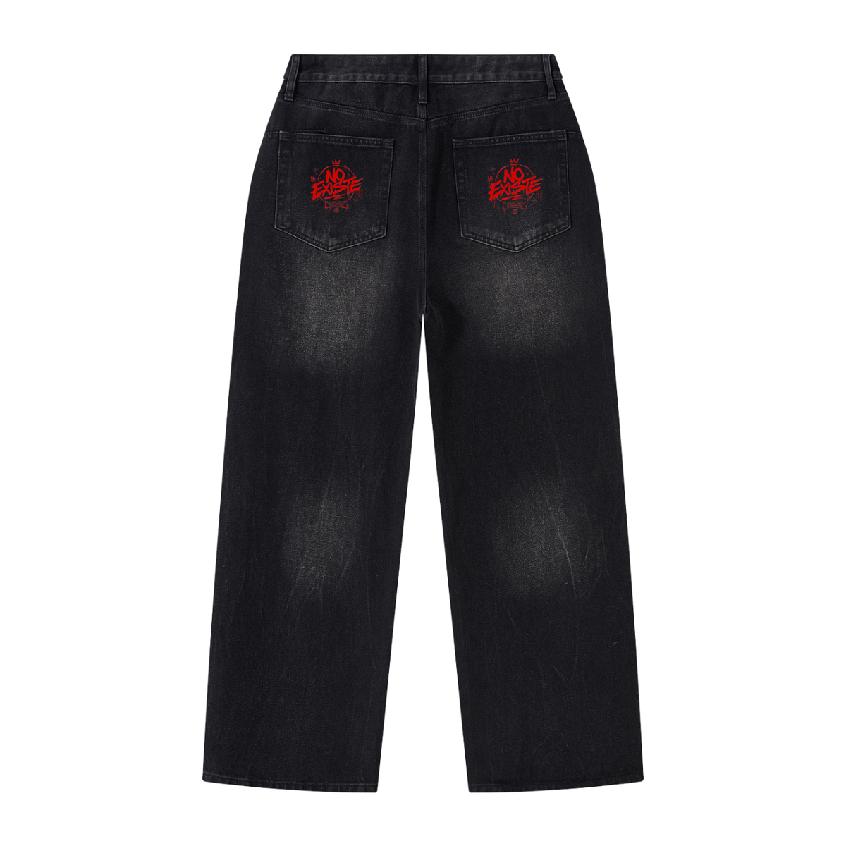 Men's Vintage Wash Wide Leg Jeans