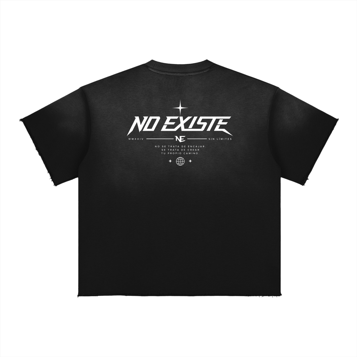 Sun Fade Raw Edge T-Shirt